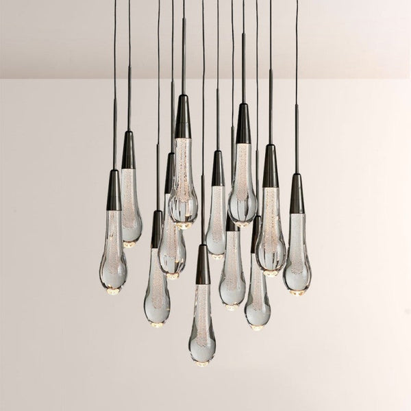 Waterdrop Round Chandelier