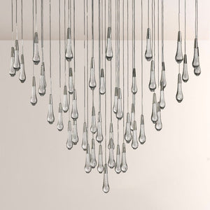 Waterdrop Round Chandelier