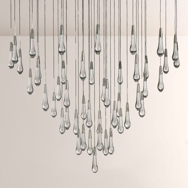 Waterdrop Round Chandelier