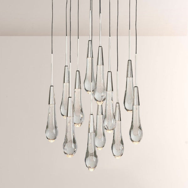 Waterdrop Round Chandelier