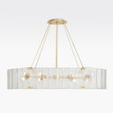 Willamette Oval Crystal Chandelier 48"