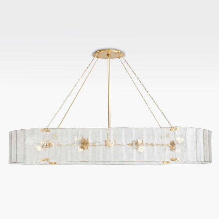 Willamette Oval Crystal Chandelier 60"