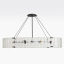 Willamette Oval Crystal Chandelier 60"