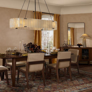 Willamette Oval Crystal Chandelier 60"