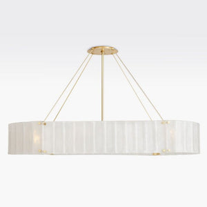 Willamette Oval Crystal Chandelier 60"