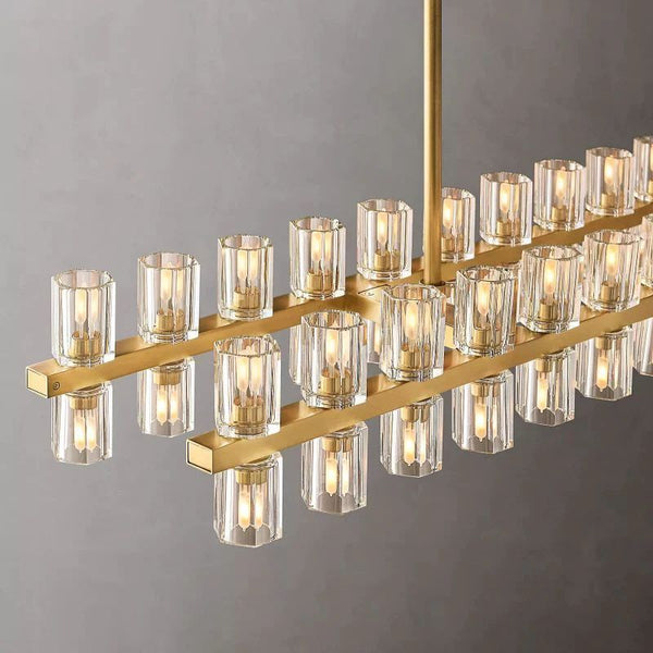 Arcachon Rectangular Dining Room Chandelier 54"