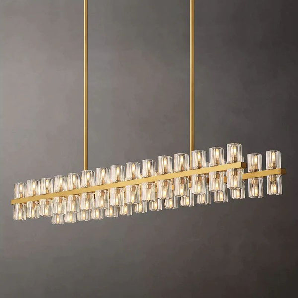 Arcachon Rectangular Dining Room Chandelier 54"
