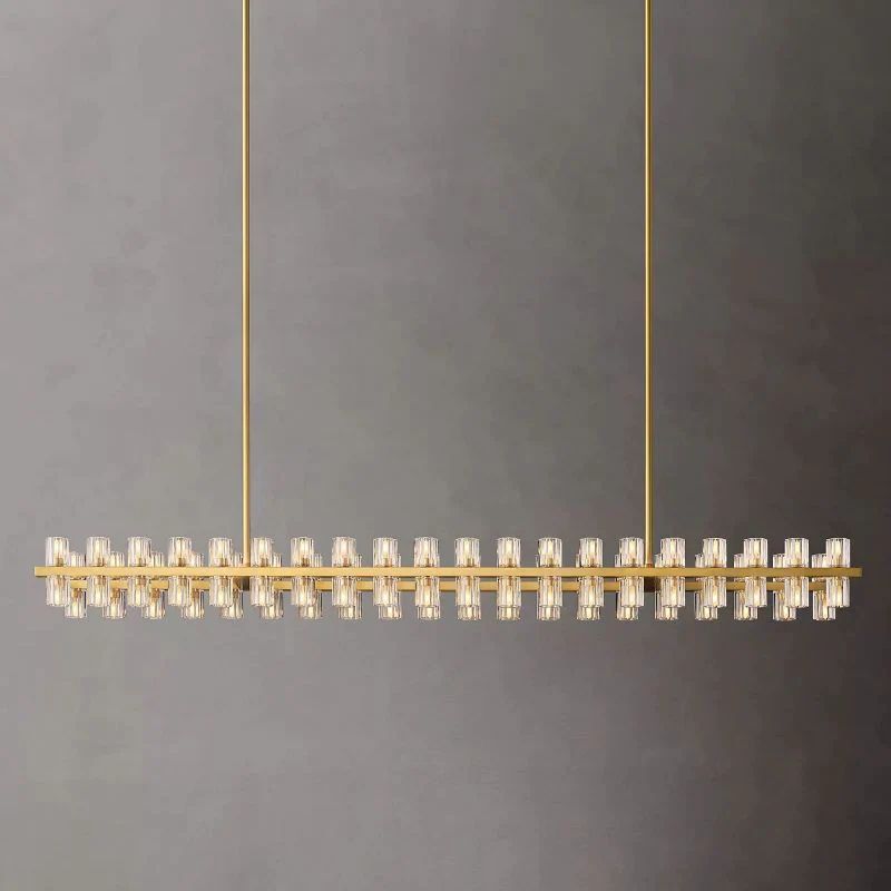 Arcachon Rectangular Dining Room Chandelier 72"