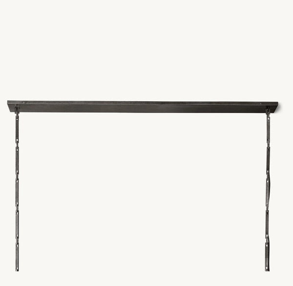 Wright Linear Chandelier 54"L 72"L