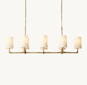 Wright Linear Chandelier 54"L 72"L