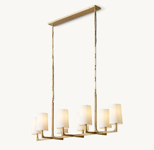 Wright Linear Chandelier 54"L 72"L