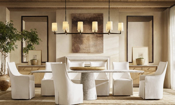 Wright Linear Chandelier 54"L 72"L