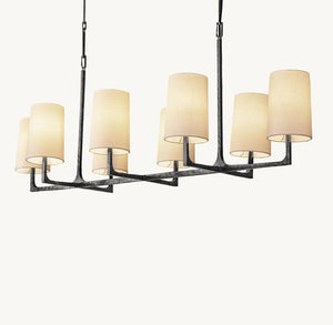 Wright Linear Chandelier 54"L 72"L