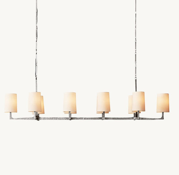 Wright Linear Chandelier 54"L 72"L