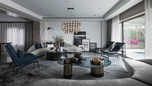 Sancy Round Glass Chandelier