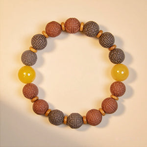 Blessings & Emotional Balance - Five Elements Agate Energy Bracelet