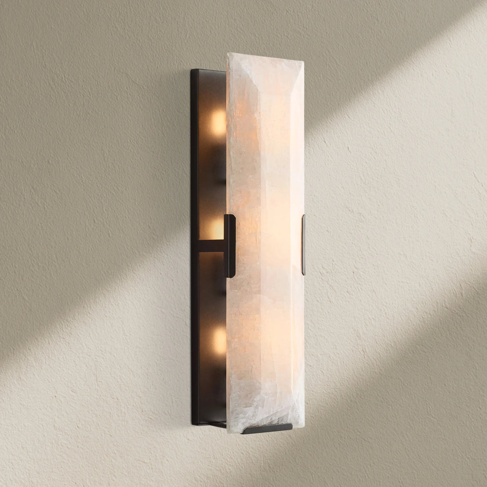 Harlew Alabaster Linear Wall Sconce