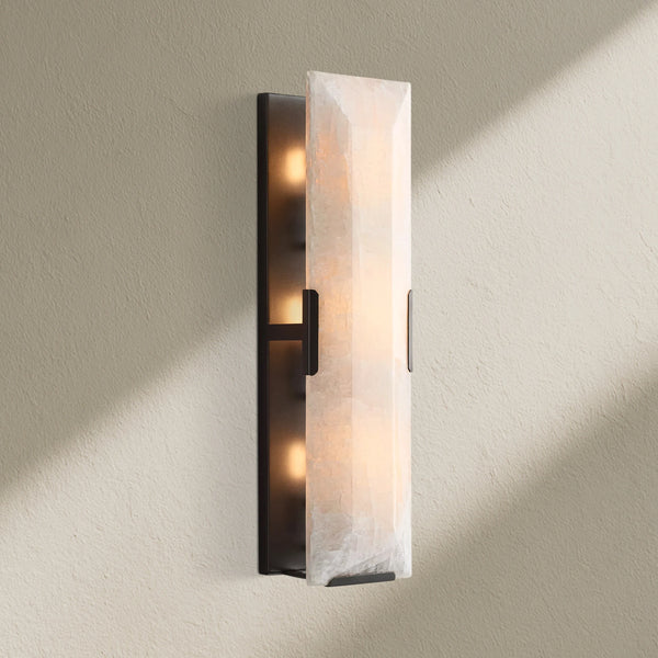 Harlew Alabaster Linear Wall Sconce