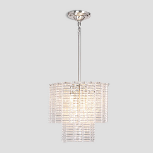 Sina Round Glass Tile Chandelier