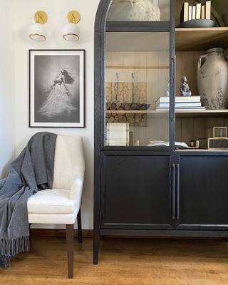 Hattie Glass Cabinet