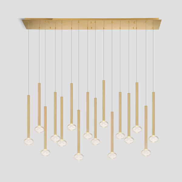 Leslie Crystal Chandelier /Pendant Light For Living Room Dinning Room