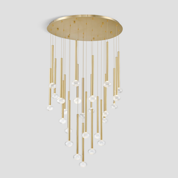 Leslie Crystal Chandelier /Pendant Light For Living Room Dinning Room