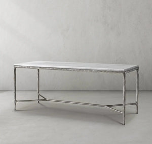 Thaddeus Rectangle Marble Desk