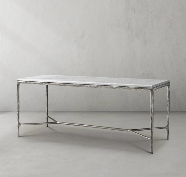 Thaddeus Rectangle Marble Desk