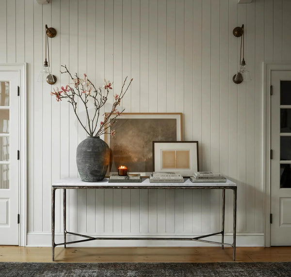 Thaddeus Rectangle Marble Desk