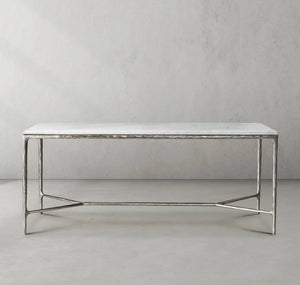 Thaddeus Rectangle Marble Desk