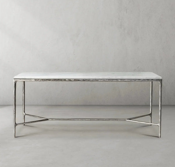 Thaddeus Rectangle Marble Desk