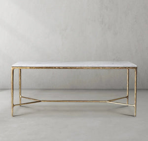 Thaddeus Rectangle Marble Desk