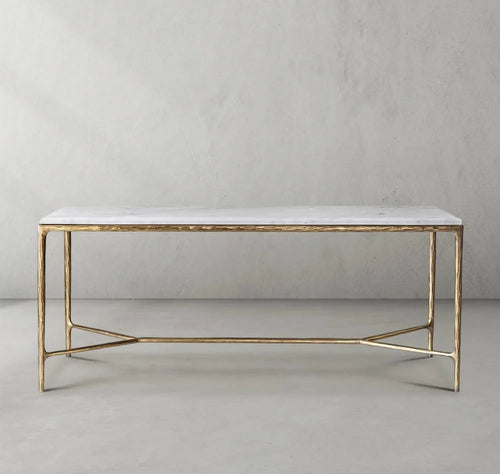 Thaddeus Rectangle Marble Desk