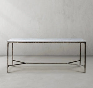 Thaddeus Rectangle Marble Desk